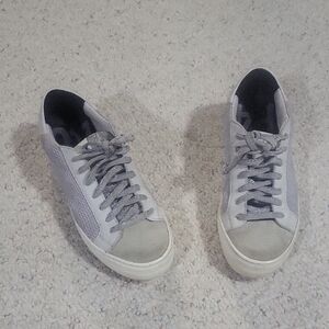 P448 You Can Surf Later Women's Gray Casual Sneakers